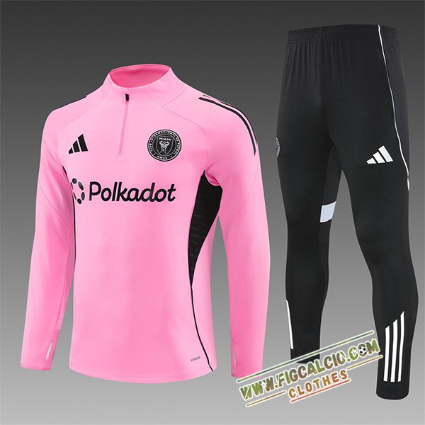 Insieme Tuta Calcio Inter Miami CF Bambino Rosa 2025/2026