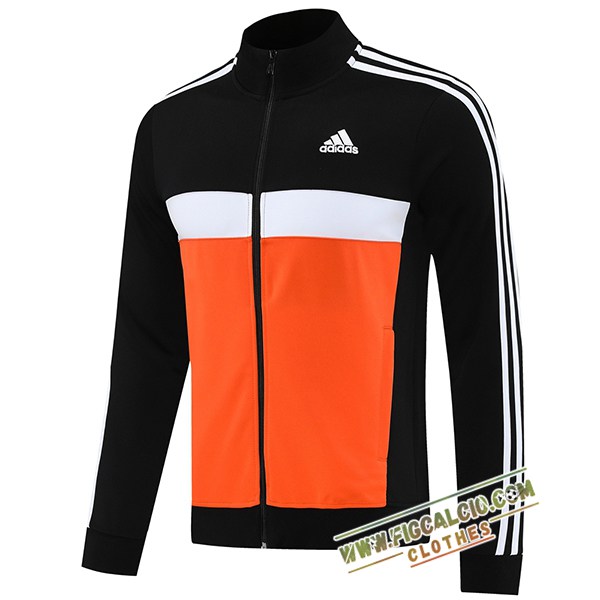 Giacca Calcio Adidas Nero/Arancia/Bianco 2025/2026