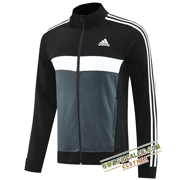 Giacca Calcio Adidas Nero/Grigio/Bianco 2025/2026