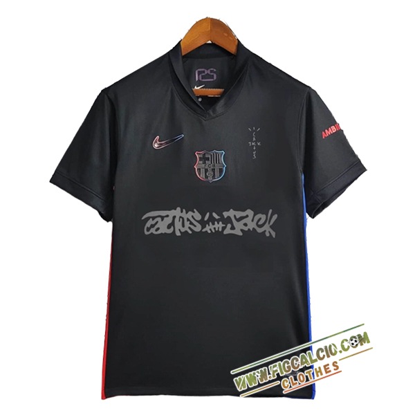 Nuova Maglie Calcio FC Barcellona x Travis Scott Seconda 2024/2025