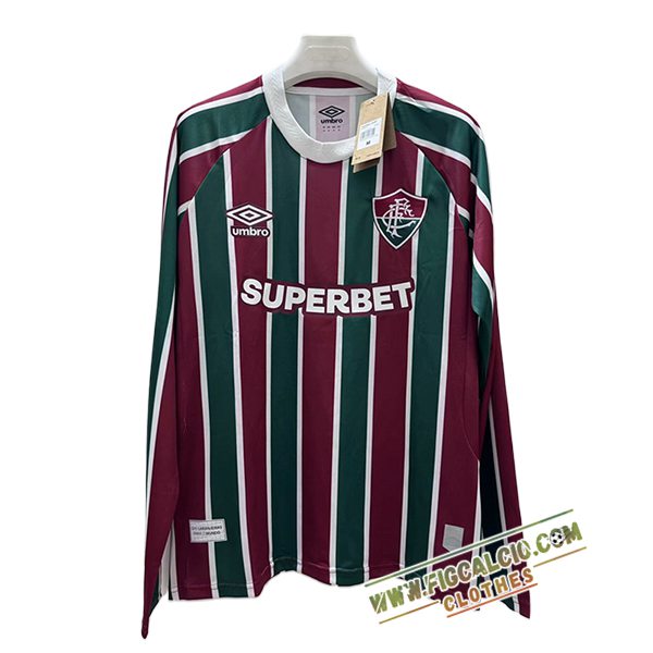 Nuova Maglie Calcio Fluminense Manica Lungas Prima 2025/2026