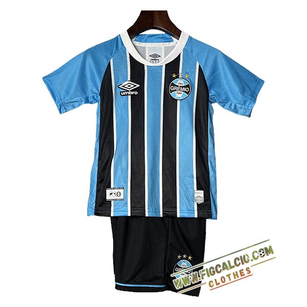 Nuova Maglie Calcio Gremio Bambino Prima 2025/2026