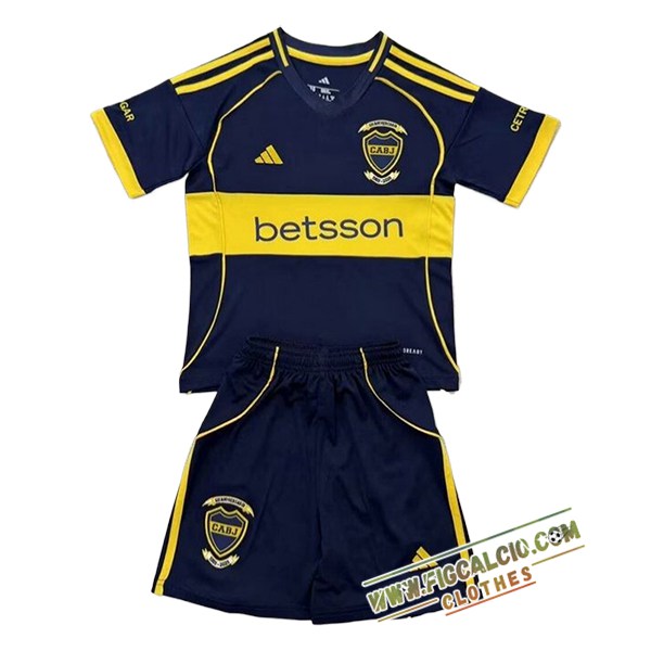 Nuova Maglie Calcio Boca Juniors Bambino Prima 2025/2026