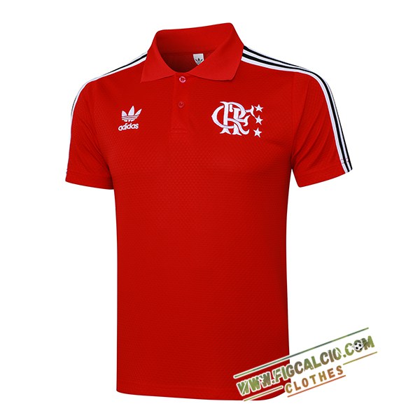 Maglia Polo Flamengo Rosso/Bianco 2025/2026