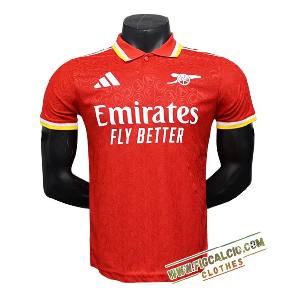 Maglia Polo Arsenal Rosso 2025/2026