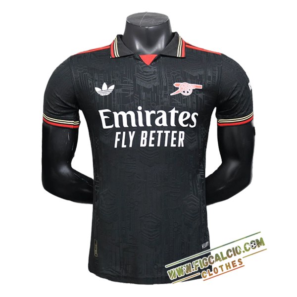 Maglia Polo Arsenal Nero 2025/2026
