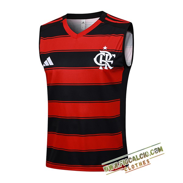 Canotta Allenamento Flamengo Rosso/Nero 2025/2026 -02