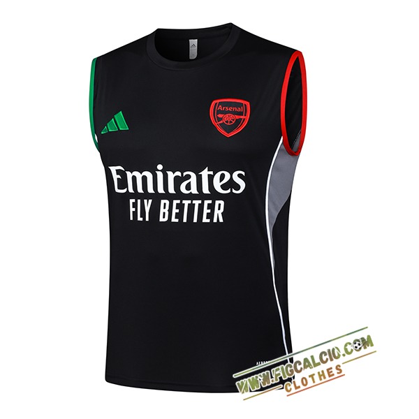Canotta Allenamento Arsenal Nero/Grigio 2025/2026