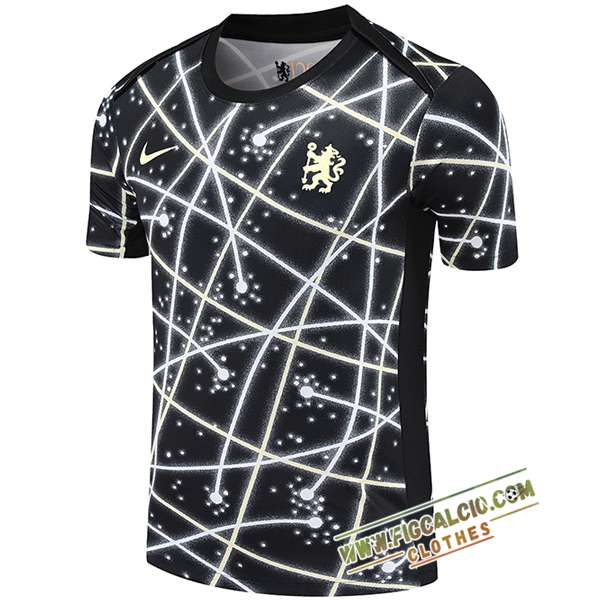 T Shirt Allenamento FC Chelsea Nero/Bianco 2025/2026