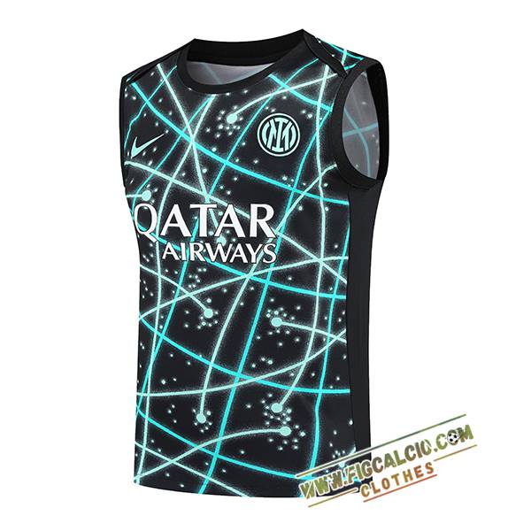 Canotta Allenamento Inter Milan Nero/Blu 2025/2026