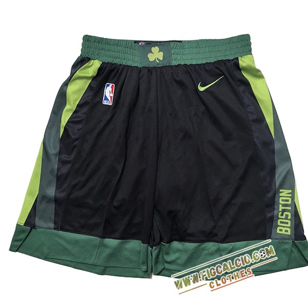 Pantaloncini NBA Boston Celtics 2025/26 Nero/Verde