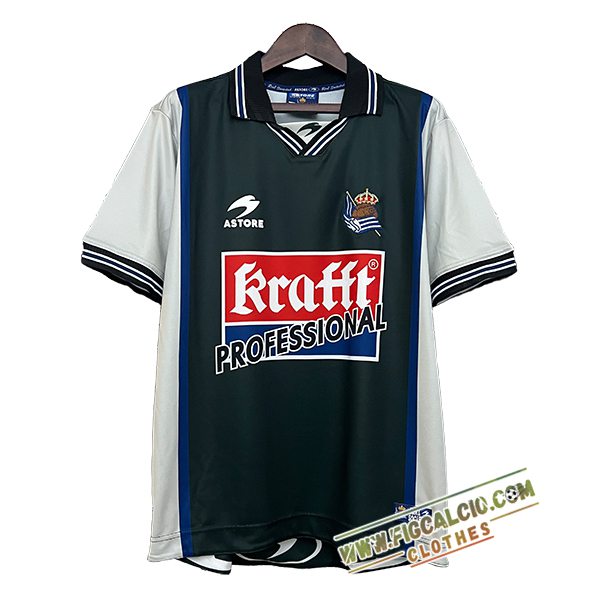 Maglie Calcio Real Sociedad Retro Seconda 1999/2002