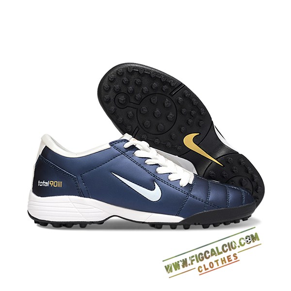 Nike Scarpe Da Calcio T90 TF Blu/Bianco -02