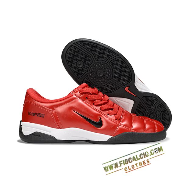 Nike Scarpe Da Calcio T90 IC Rosso/Nero -02