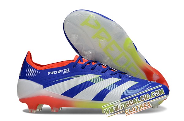 Adidas Scarpe Da Calcio 25 Predator Elite FG Blu/Bianco/Arancia