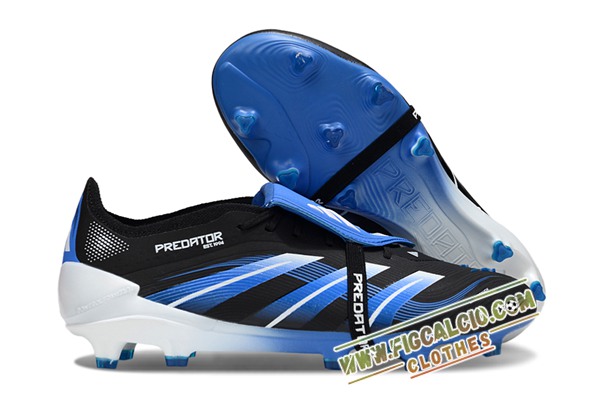Adidas Scarpe Da Calcio 25 Predator Elite Tongue FG Nero/Blu