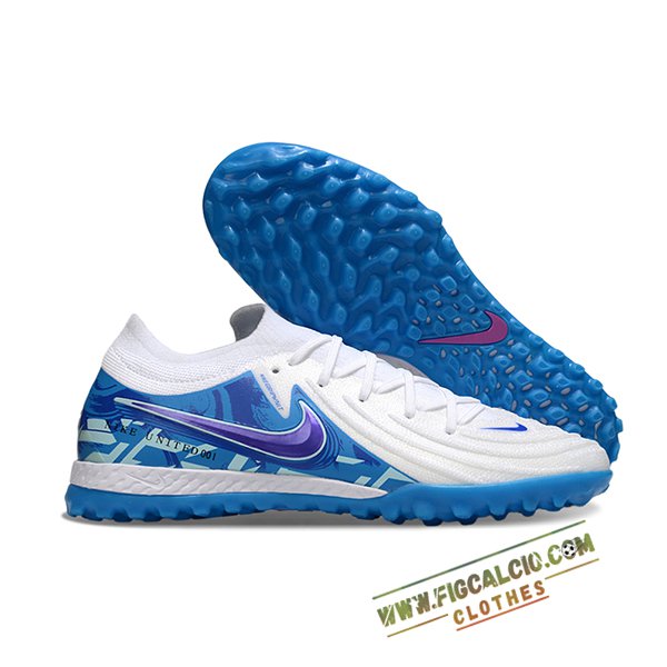 Nike Scarpe Da Calcio Phantom GX II EliteTF Bianco/Blu/viola