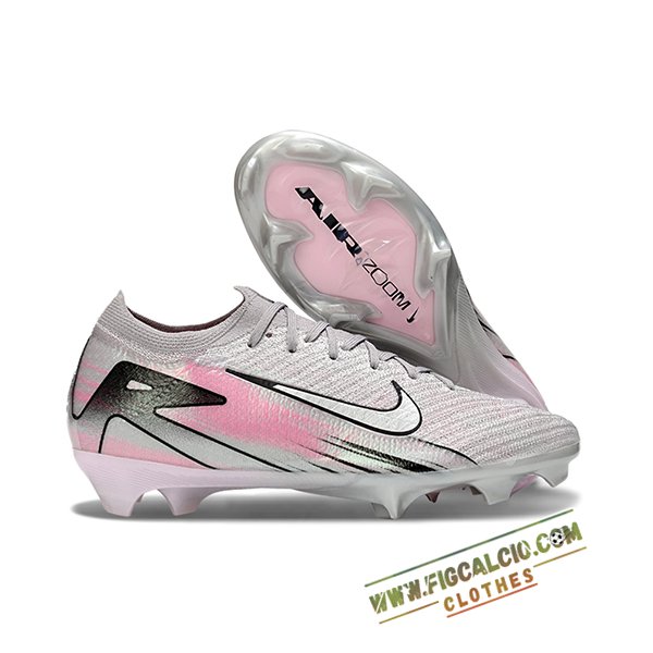Nike Scarpe Da Calcio AIR Zoom Mercurial Vapor 16 Elite XXV FG Grigio/Nero/Rosa
