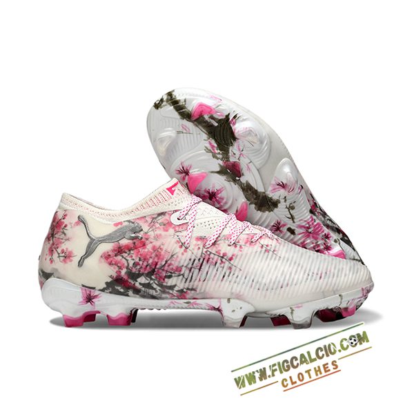 PUMA Scarpe Da Calcio FUTURE 8 ULTIMATE FG/AG Bianco/Rosa/Grigio