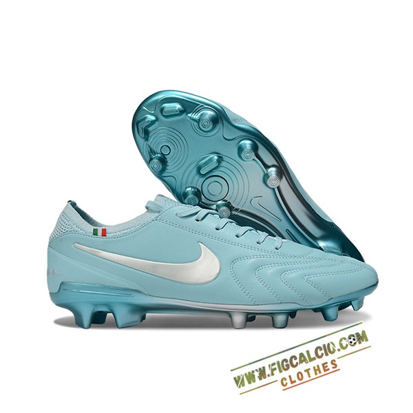 Nike Scarpe Da Calcio Tiempo Legend X Elite LUXE FG Blu/Grigio