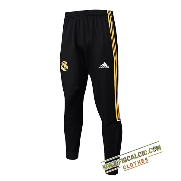Pantaloni Da Allenamento Real Madrid Nero/Giallo 2025/2026
