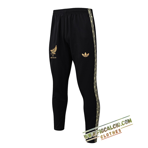 Pantaloni Da Allenamento Messico Nero/Giallo 2025/2026