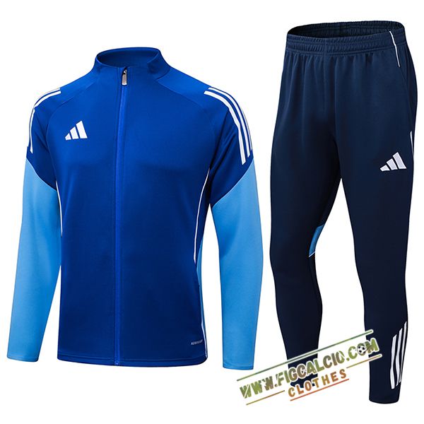 Insieme Tuta Calcio Giacca Adidas Blu 2025/2026