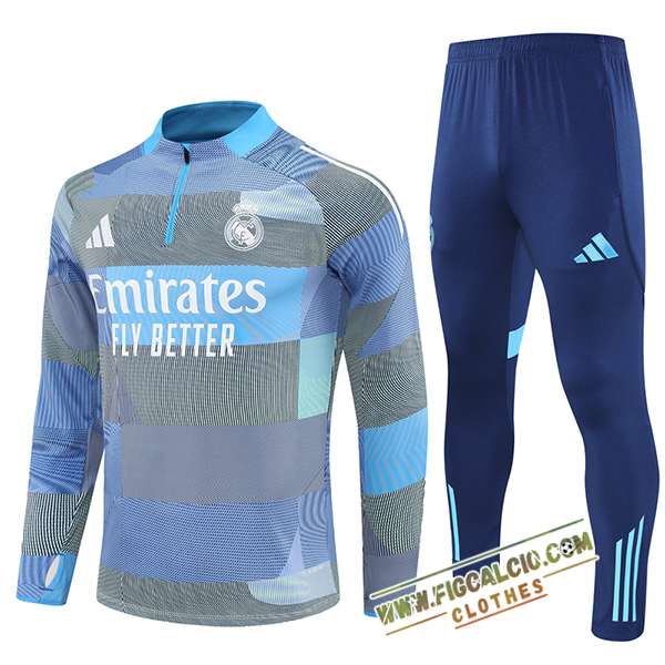 Insieme Tuta Calcio Real Madrid Azzurro 2025/2026