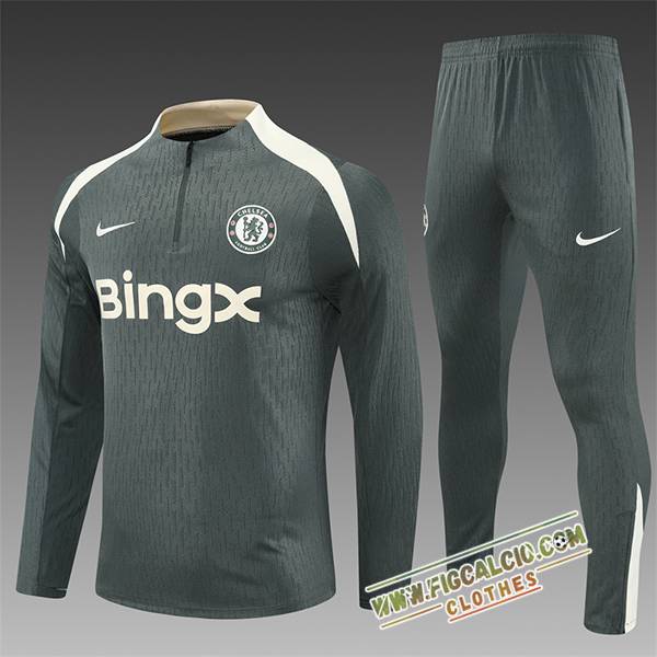 Insieme Tuta Calcio FC Chelsea Bambino Verde/Beige 2025/2026