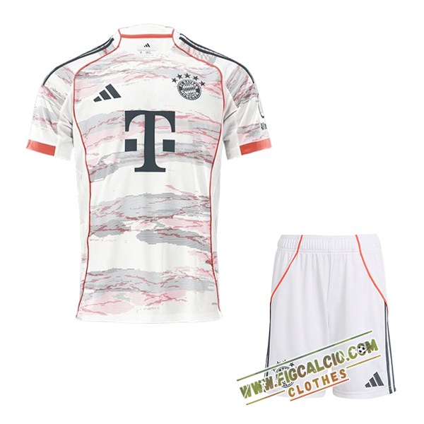 Nuova Maglie Calcio Boca Bayern Monaco Bambino Seconda 2025/2026