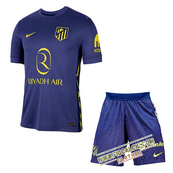Nuova Maglie Calcio Atletico Madrid Bambino Seconda 2025/2026