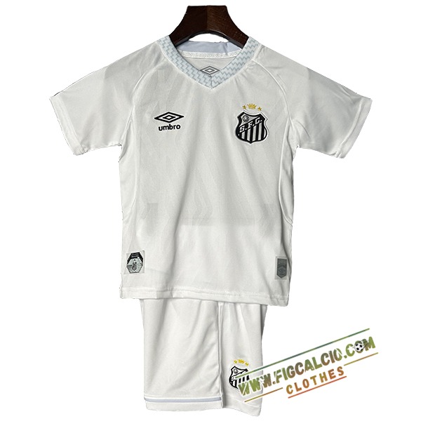 Nuova Maglie Calcio Santos FC Bambino Prima 2025/2026