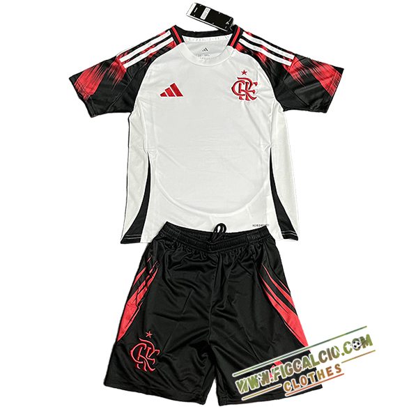 Nuova Maglie Calcio Flamengo Bambino Seconda 2025/2026